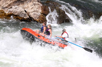 Orange Raft, Blue Oars